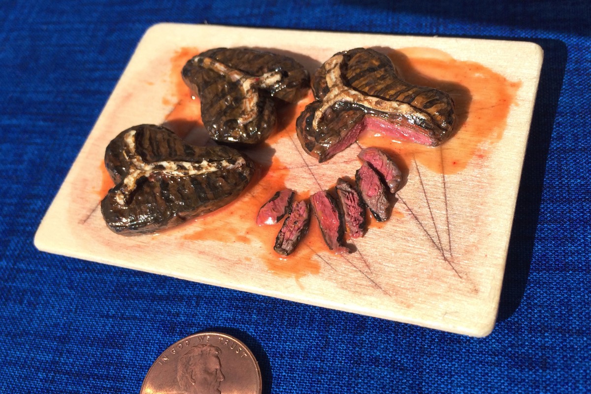 &ldquo;Three Steaks&rdquo; Magnet