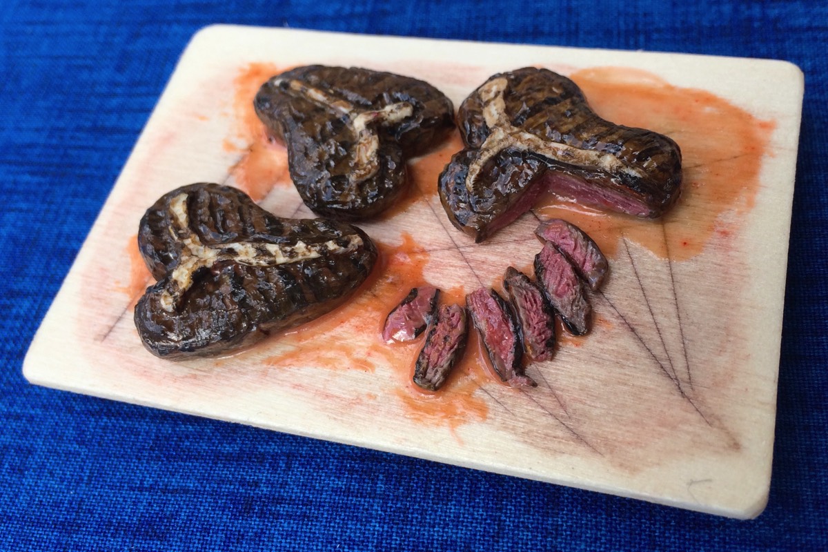 &ldquo;Three Steaks&rdquo; Magnet
